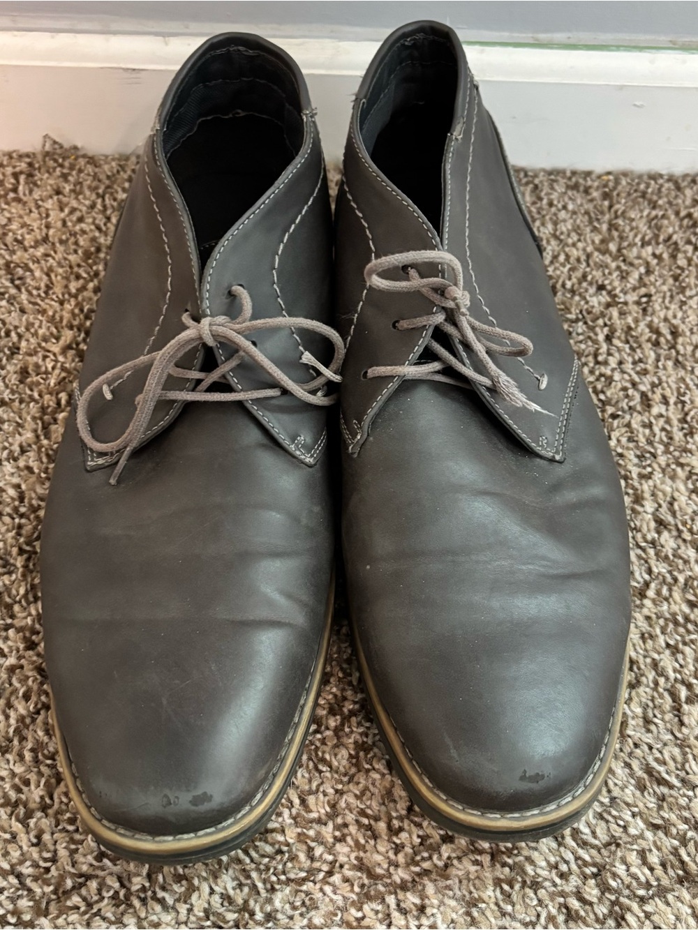 Kohl's Men's Grey Chukka Lace-Up Boots